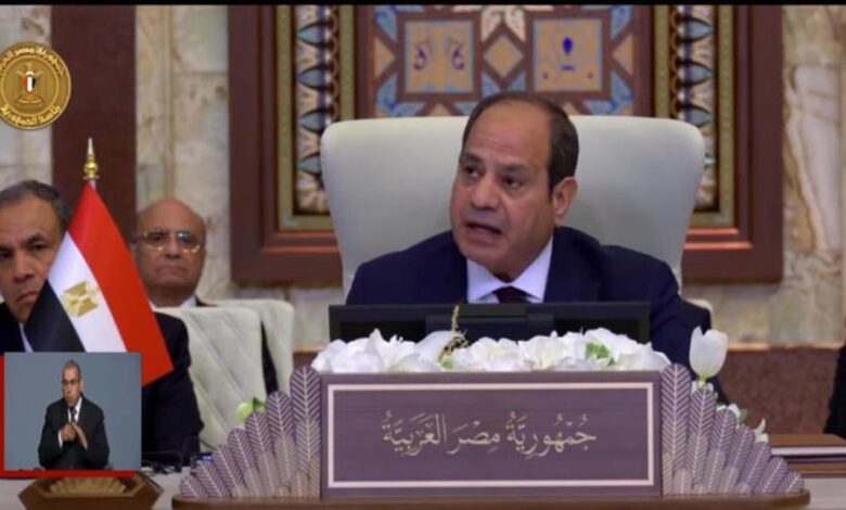 السيسي في قمة بغداد