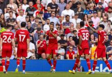 كودي جاكبو وزملائه فى ليفربول