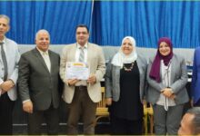 وكيل تعليم الفيوم يُكرم الفائزين فى مسابقة "أفضل وحدة تدريب"