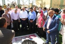 وزير الشباب والرياضة يفتتح حمام سباحة نصف أولمبي وملعب خماسي بمركز شباب مدينة ناصر