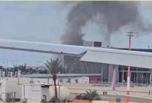 مطار بن غوريون الدولي يتعرض لقصف صاروخي حوثي.