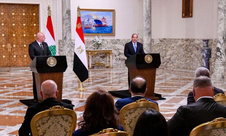 السيسي وعون