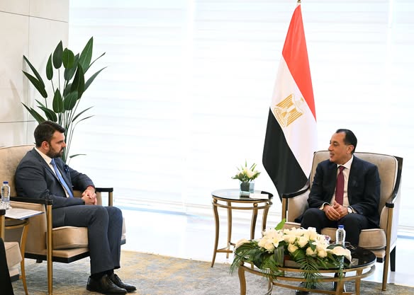 د. مصطفى مدبولى جوورج جورجييف، وزير خارجية بلغاريا