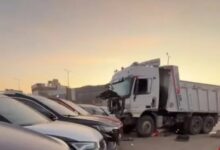 تحطيم 7 سيارات