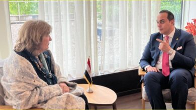رئيس هيئة الرعاية الصحية ووفد من منظمة الهجرة الدولية
