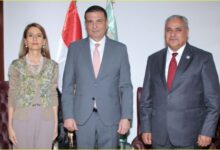 وزير الزراعة مع اليونسكو والفاو