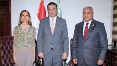 وزير الزراعة مع اليونسكو والفاو