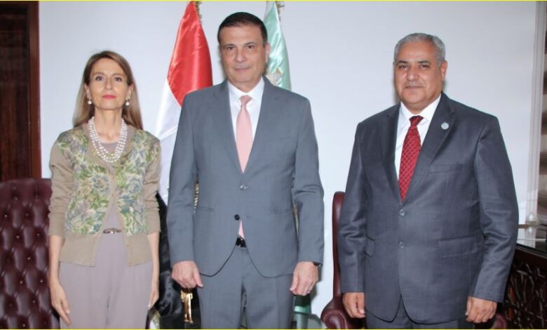 وزير الزراعة مع اليونسكو والفاو
