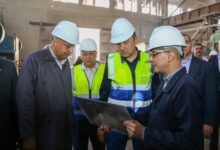 وزير قطاع الأعمال العام فى جولة تفقدية لفرع شركة "مصانع النحاس المصرية"