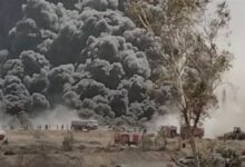 حريق مصنع التبين