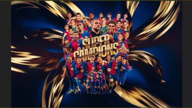 فوز برشلونة بالدورى الأسبانى