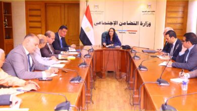 اجتماع وزيرة التضامن