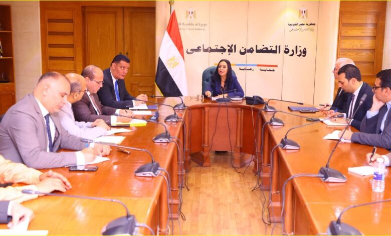 اجتماع وزيرة التضامن