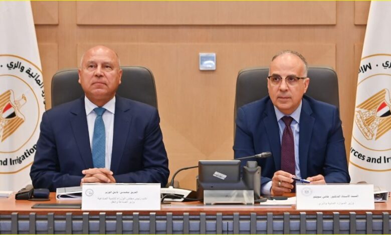 الدكتور هاني سويلم والفريق كامل الوزير