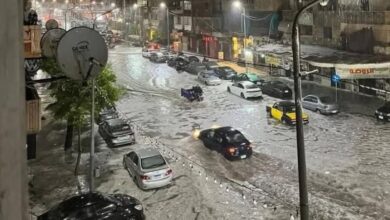 ليلة عاصفة بالإسكندرية