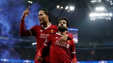 فان دايك ومحمد صلاح
