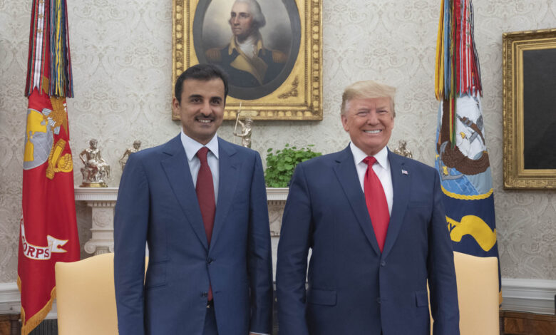 تميم وترامب
