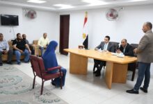 الدكتور محمد التوني نائب المحافظ فى لقاءً لخدمة المواطنين