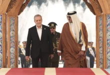 رئيس إيران وأمير قطر