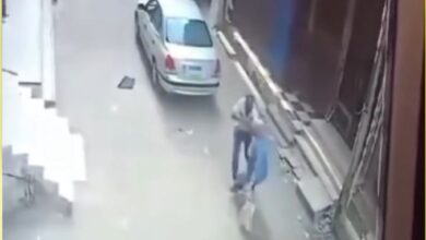 واقعة ضرب سيدة فى الشارع