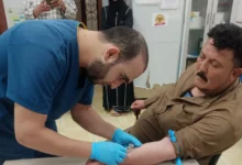 جانب من الفحوصات الطبية