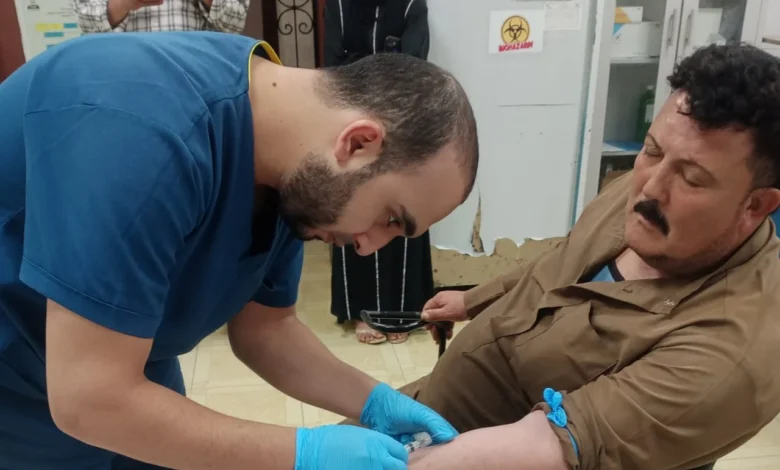 جانب من الفحوصات الطبية