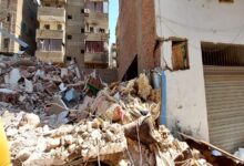 عقار حدائق القبة المنهار