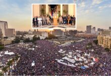 30 يونيو.. والزعيم يتلو البيان الذى اتفقت فيه الأمة على خلع الجماعة الإرهابية من الحكم