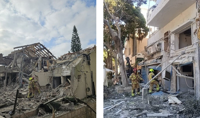 المصدر: خدمات الإطفاء والإنقاذ الإسرائيلية