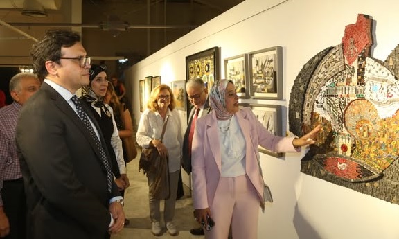 الدكتور أحمد فؤاد هنو، وزير الثقافة يفتتح الدورة 45 للمعرض العام للتشكليين
