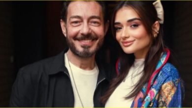 أحمد زاهر وابنته ملك
