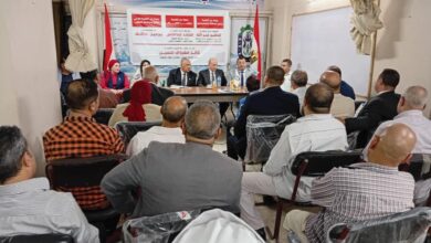 مياه الفيوم بالتعاون مع الاتحاد المحلي لنقابات عمال الفيوم وشركة الكهرباء ينظمون حملة توعوية لنشر ثقافة ترشيد الاستهلاك