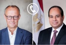 الرئيس السيسى والمستشار الألمانى