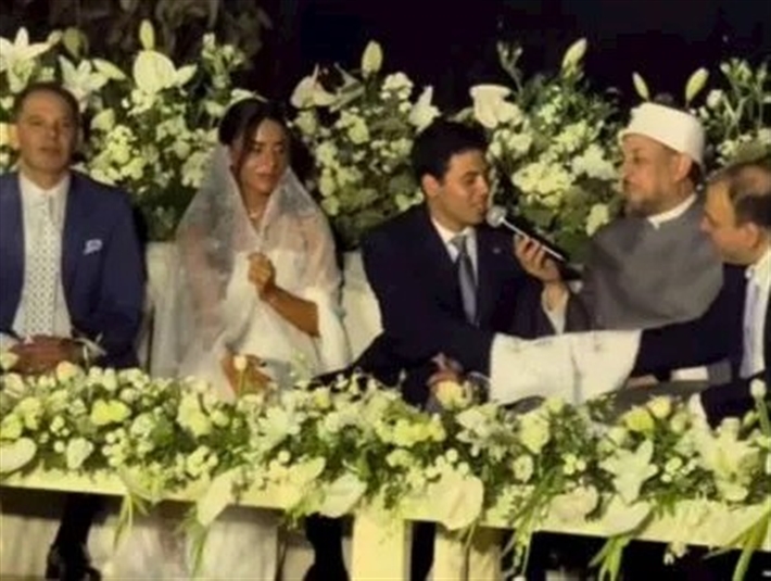 عقد قران حفيد عادل إمام