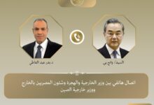 وزير الخارجية والهجرة ونظيره الصيني