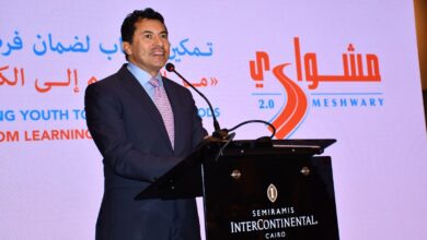 وزير الشباب والرياضة الدكتور أشرف صبحي