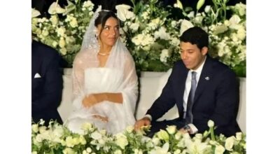 حفيد الفنان الكبير عادل إمام وعروسه