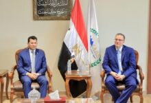 رئيس التنظيم والإدارة يستقبل وزير الشباب والرياضة