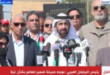 محمد بن أحمد اليماحي، رئيس البرلمان العربي