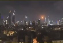 صاروخ إيرانى يسقط على تل أبيب