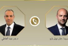 وزير الخارجية ونظيره الفرنسي
