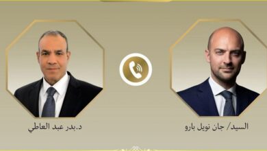 وزير الخارجية ونظيره الفرنسي