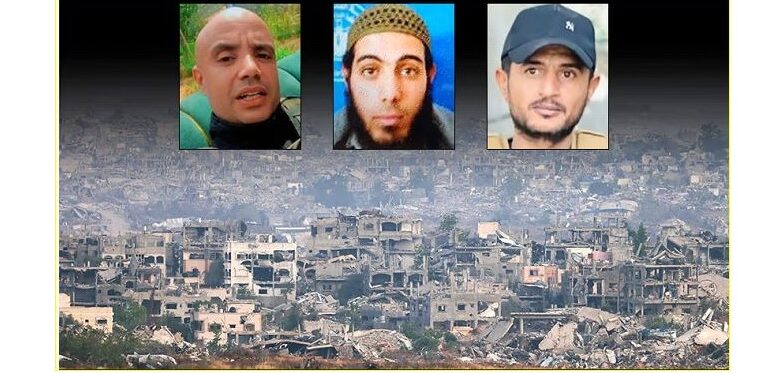 ياسر أبو شباب و عصام نباهين و غسان الدهيني على خلفية خراب غزة