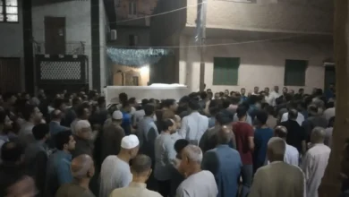 جانب من الجنازة